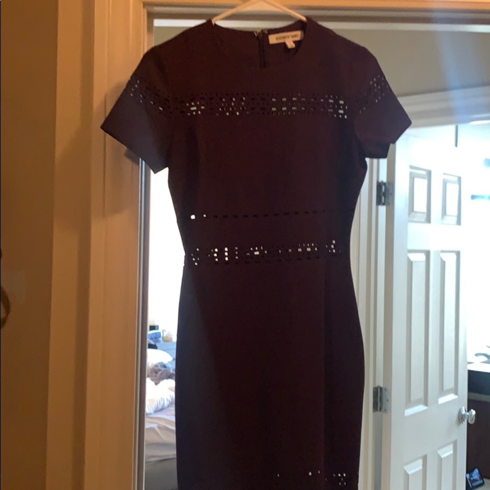 Elizabeth and James dress size 4 maroon